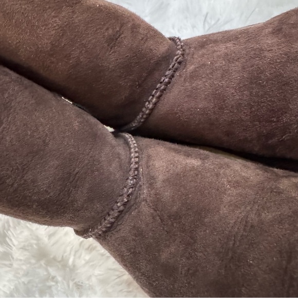 UGG Chocolate Brown Shearling Boots sz 4 (fits Women size 5) - Picture 11 of 12